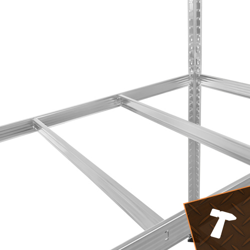 Förvaringshylla 180 x 100 x 60 cm – Metallhylla med 5 Justerbara Hyllplan, 3-i-1 & 1000 kg