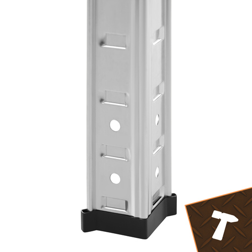 Förvaringshylla 180 x 100 x 60 cm – Metallhylla med 5 Justerbara Hyllplan, 3-i-1 & 1000 kg