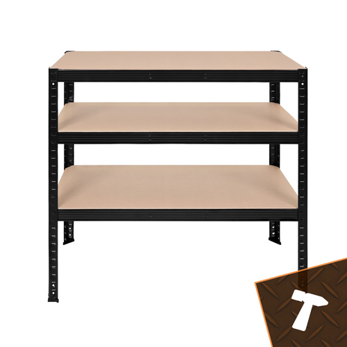 Förvaringshylla 180 x 90 x 40 cm – Metallhylla med 5 Justerbara Hyllplan, 1000 kg