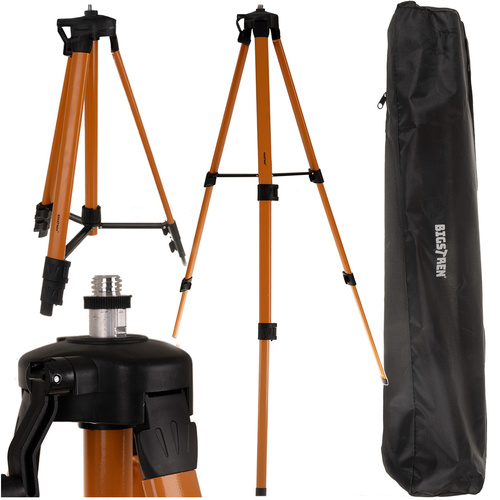 Laserstativ 150 cm – Stativ för Korslinjelaser med 5/8" Gänga & Förvaringsväska