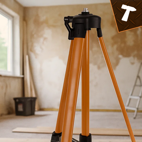 Laserstativ 150 cm – Stativ för Korslinjelaser med 5/8" Gänga & Förvaringsväska