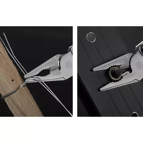 Multiverktyg 13-i-1 – Multifunktionsverktyg i Rostfritt Stål med Bitssats & Fodral