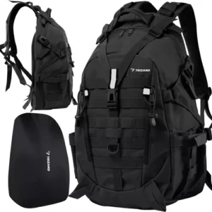 Vandringsryggsäck 25 L – Militärstil med MOLLE-System, Höftbälte & Regnskydd