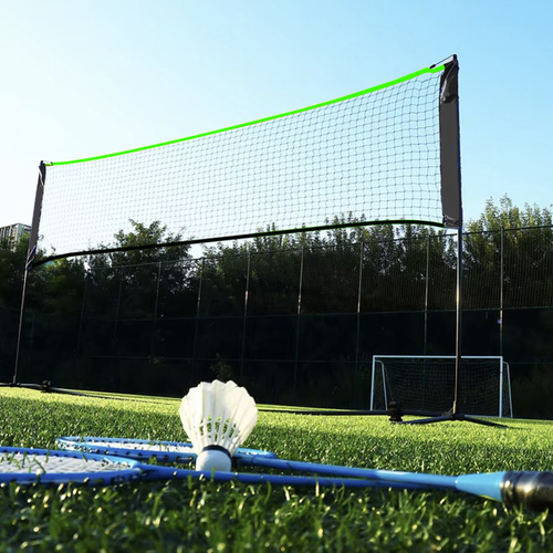 Justerbart Volleybollnät – Portabelt Sportnät för Badminton, Tennis & Volleyboll