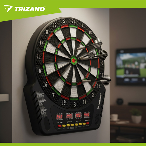 Elektronisk Darttavla – Dartspel med 27 Spel, 243 Spellägen & Automatisk Poängräkning