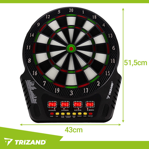 Elektronisk Darttavla – Dartspel med 27 Spel, 243 Spellägen & Automatisk Poängräkning