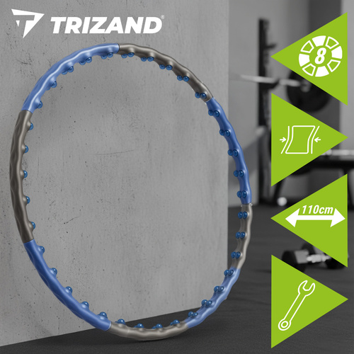Viktad Hulahoop 1,5 kg – Rockring med 80 Massageknoppar