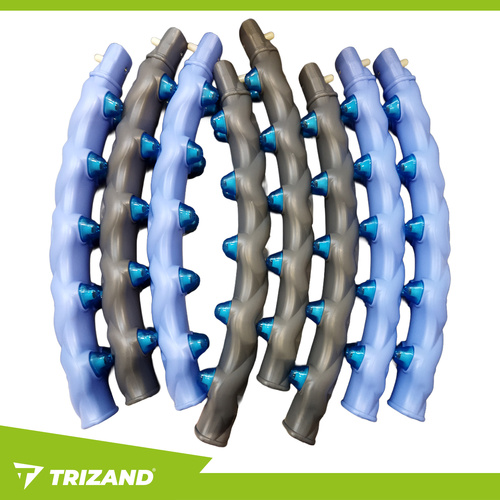Viktad Hulahoop 1,5 kg – Rockring med 80 Massageknoppar