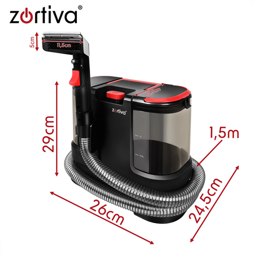 Tvättdammsugare 800 W 17 000 Pa – Textilvårdsmaskin för Mattor, Möbler & Bilklädsel