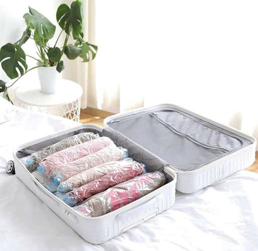 Vakuumpåsar 15-pack – Förvaringspåsar i 3 Storlekar för Kläder & Täcken