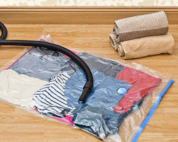 Vakuumpåsar 15-pack – Förvaringspåsar i 3 Storlekar för Kläder & Täcken