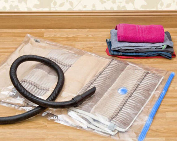 Vakuumpåsar 15-pack – Förvaringspåsar i 3 Storlekar för Kläder & Täcken