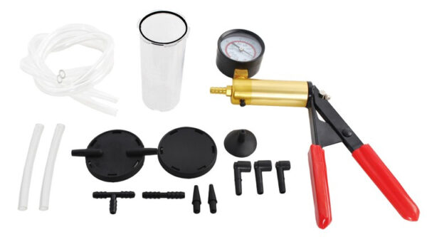 Vakuumtryckpump – Manuell Vakuumpump med Manometer & Diagnoskit