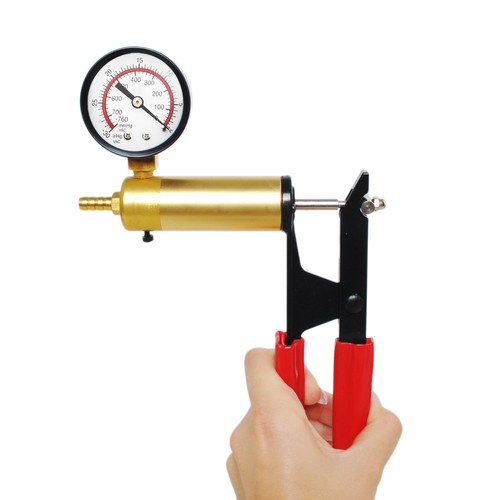 Vakuumtryckpump – Manuell Vakuumpump med Manometer & Diagnoskit