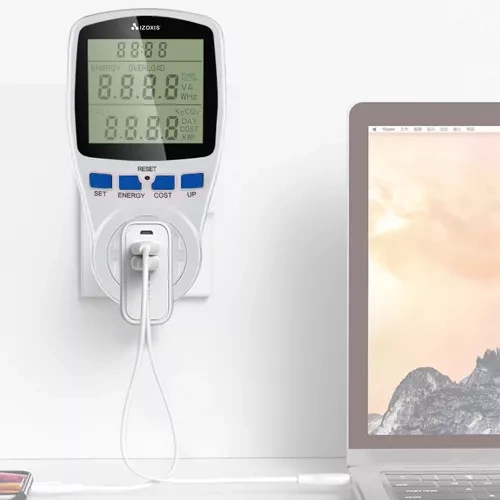 Energiförbrukningsmätare – Digital Wattmätare 16 A med LCD-Display
