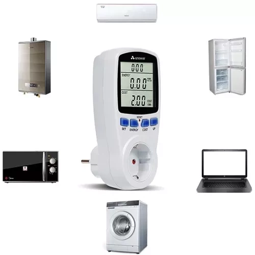 Energiförbrukningsmätare – Digital Wattmätare 16 A med LCD-Display