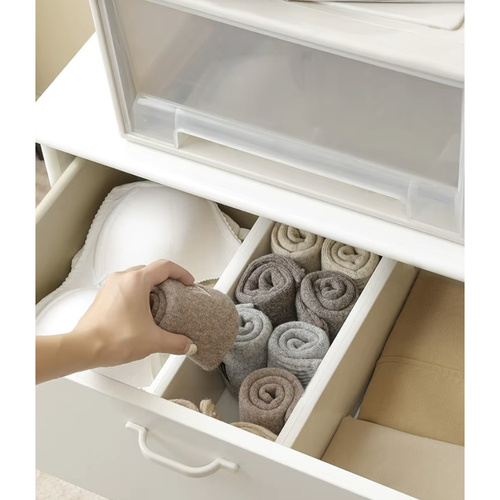 Lådavdelare 4-pack – Utdragbara Lådinsatser i Bambu 42–56 cm