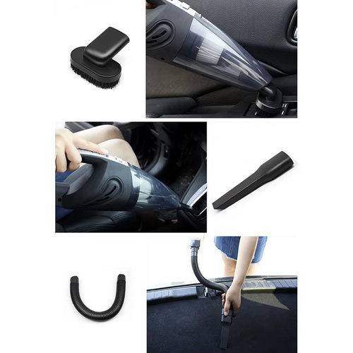 Sladdlös Bildammsugare – Handdammsugare med HEPA-Filter, USB-C & Tillbehör