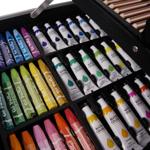 eng_pl_Painting-set-in-a-case-Maaleo-22768-17202_5 (1) Målarset i väska, svart, 145 delar